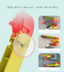 Brinquedo do banho do bebê com trilha de ventosa, Wind-Up, Duck Slide, Montagem do banheiro, Piscina, Brinquedos de água para crianças, Presentes