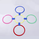 Crianças jogos de cérebro hopscotch saltar círculo anéis conjunto crianças sensorial jogar indoor ao ar livre para treinamento esportes e entretenimento brinquedo
