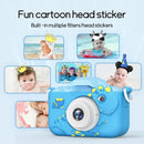 Mini câmera digital para crianças, 1080p HD, 8x Zoom, câmera dupla, meninos e meninas, presentes de aniversário, brinquedo de fotografia ao ar livre