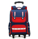 Mochila Escolar com Rodinhas Unissex 16” – Resistente em Oxford, Ideal para Ensino Fundamental e Viagens