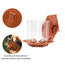 Alimentador Automático para Pássaros – Suspenso, Múltiplos Acessos, Design Gazebo à Prova d'Água