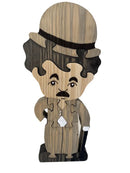 Charlie Chaplin - Decoração de Madeira