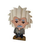 Albert Einstein - Decoração de Madeira