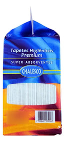 Tapete Higiênico Chalesco 90x60cm Super Absorvente Premium Branco
