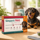 Simparic Trio 12mg 3 Comprimidos Antipulgas Carrapato Vermes
