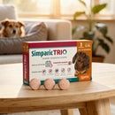 Simparic Trio 12mg 3 Comprimidos Antipulgas Carrapato Vermes