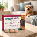Simparic Trio 12mg 3 Comprimidos Antipulgas Carrapato Vermes